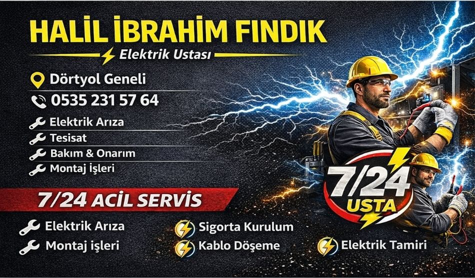 dörtyol elektrik ustası